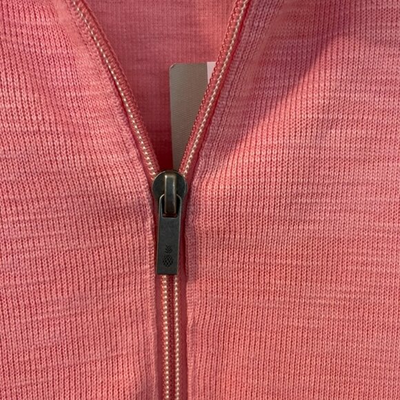 NWT Tommy Bahama Tobago 1/2 Zip Dress - Cabana Pink - XL - Picture 9 of 10